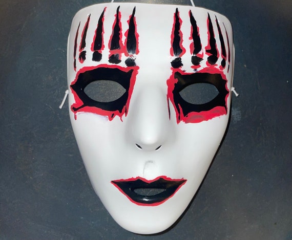 Joey Jordison Mask. Iowa Red & Black. replica - Etsy