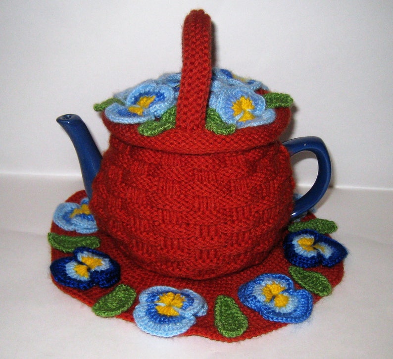 Tea cozy. Knitted Tea Cosy. Teapot cosy. Tea cozies. Crochet Etsy