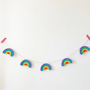 PDF DIGITAL DOWNLOAD- Little Gems Craft Shop - &#39;Little Dinky Rainbow&#39; Crochet Pattern