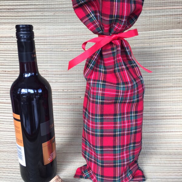 Fabric Wine Bag Etsy