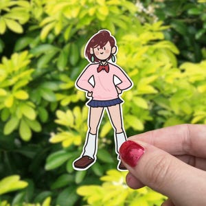 Cute Ghost/Demon Anime Sticker DDD: Ayase Laptop Sticker, Vinyl Sticker