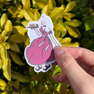 Cute Fairy Anime Sticker: Mirajane Strauss Laptop Sticker, Vinyl Sticker