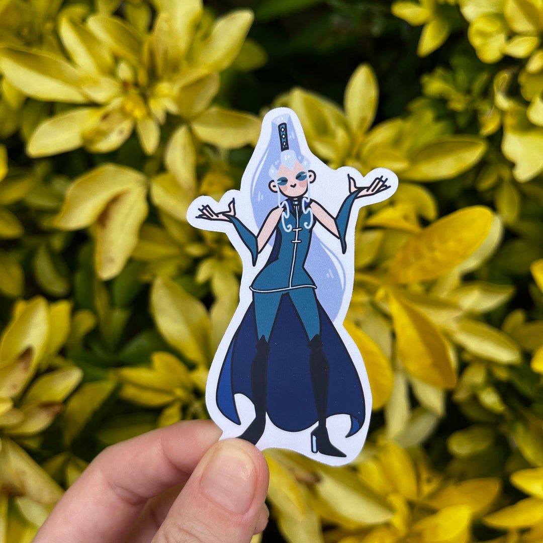 Cute Fairy Cartoon Sticker: Icy, Laptop Sticker, Vinyl Sticker - Etsy