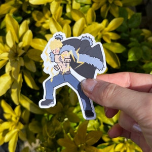 Cute Fairy Anime Sticker: Laxus Dreyar Laptop Sticker, Vinyl Sticker