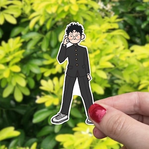 Cute Ghost/Demon Anime Sticker DDD: Ken-Okarun Laptop Sticker, Vinyl Sticker