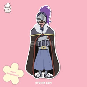 Cute Fairy Anime Sticker: Bickslow Laptop Sticker, Vinyl Sticker
