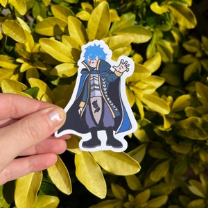 Cute Fairy Anime Sticker: Jellal Fernandes Laptop Sticker, Vinyl Sticker