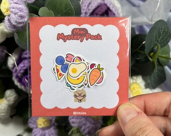 Cute Mini Mystery Sticker Pack: Mini Kawaii Stickers, Cute Sticker, Journal Stationery, Bullet Journal