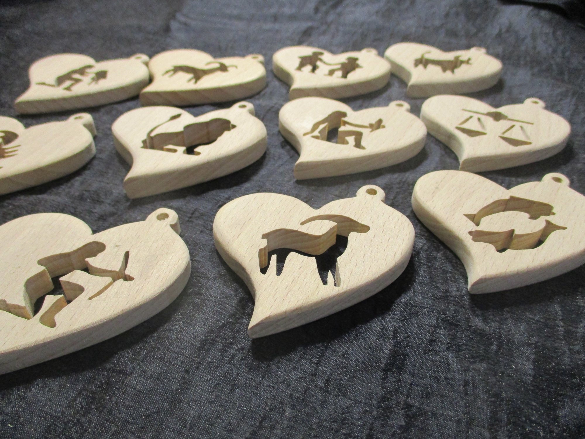 Set pendant zodiac. Scroll saw pattern.pdf png Etsy