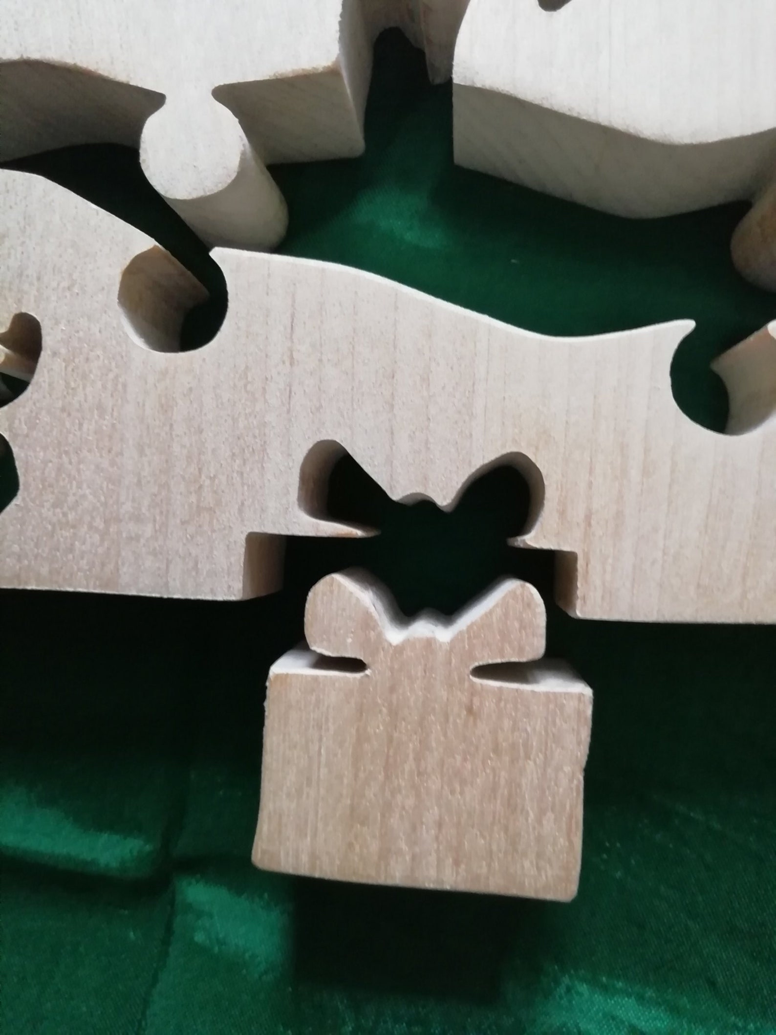 Christmas Tree Puzzle. Scroll Saw Pattern.pdf Png Svg Etsy