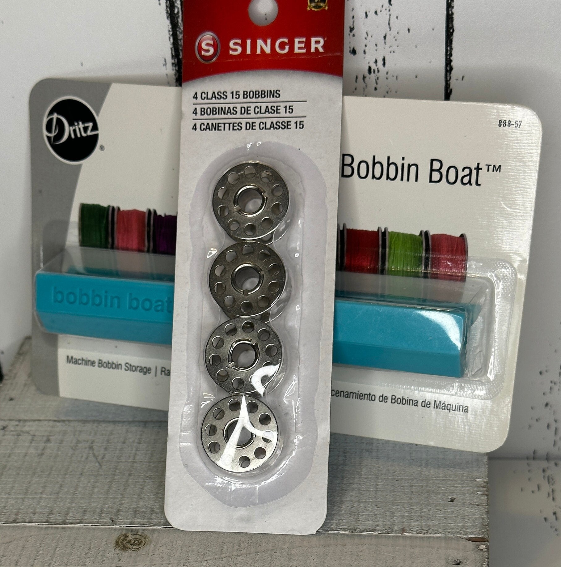 Bobbin Holder Storage Case Sewing Box Thread Organizer Holds 60pcs