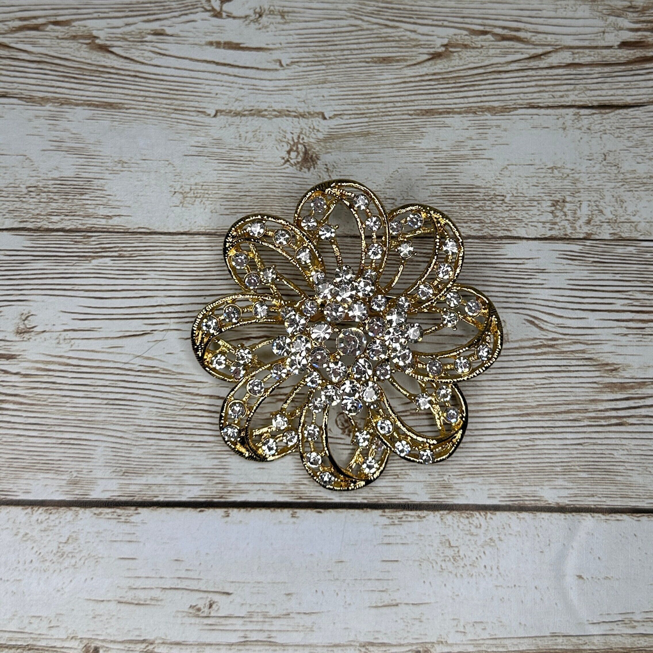 Broche Nœud Ruban Cristal Scintillant : Bijou Plaqué Or/argent Pour Mariage, Fête Des Mères | Accessoire élégant Veste, écharpe - 13