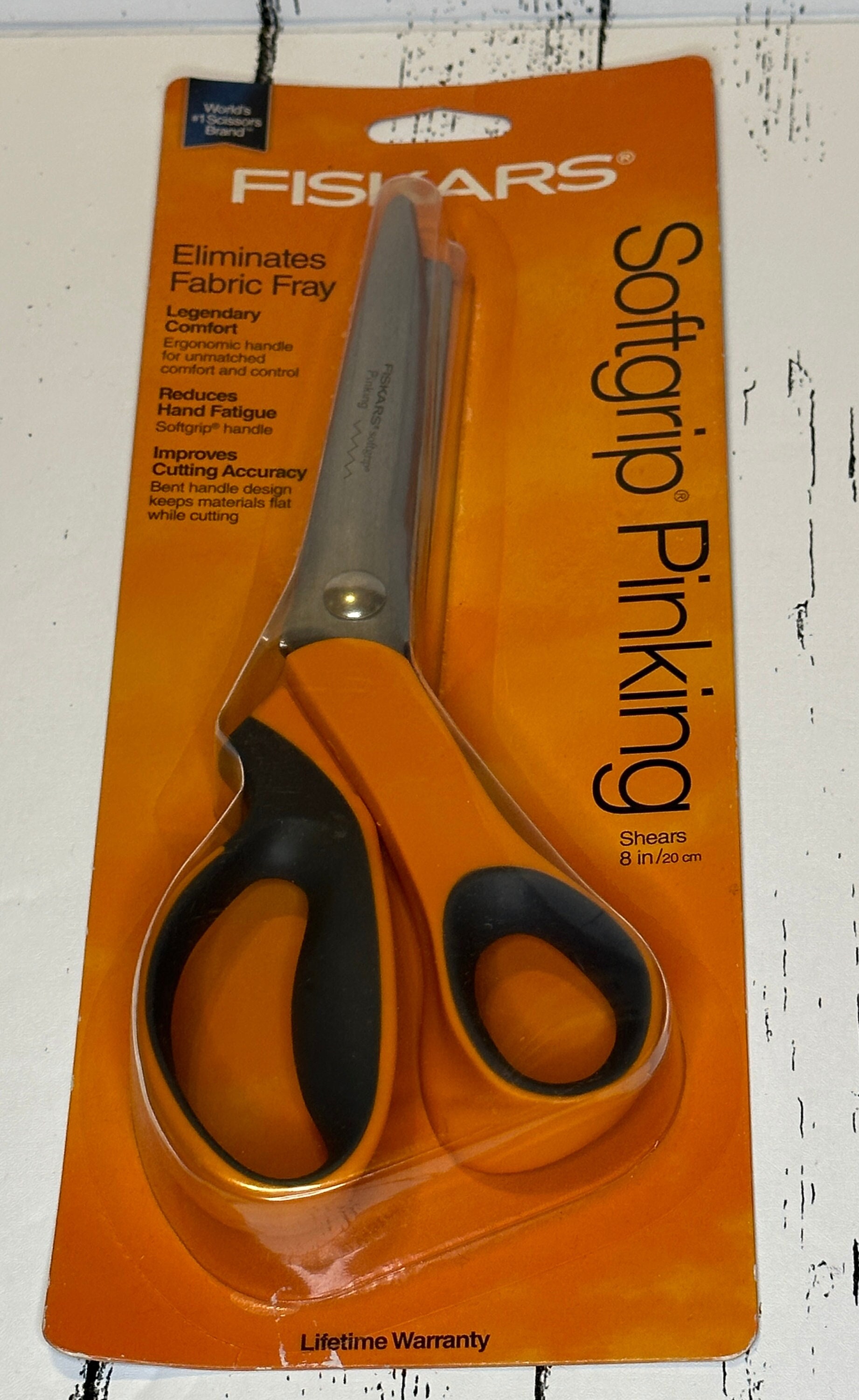 Fiskars Pinking Shears Scissors 9 1/2 Long 