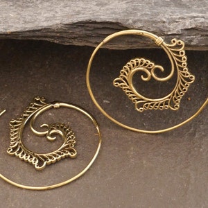 Brass earrings image 5