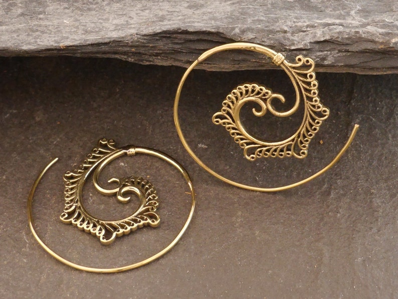 Earrings brass image 5