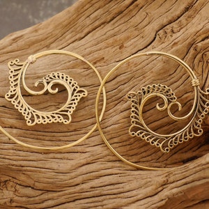 Earrings brass image 1