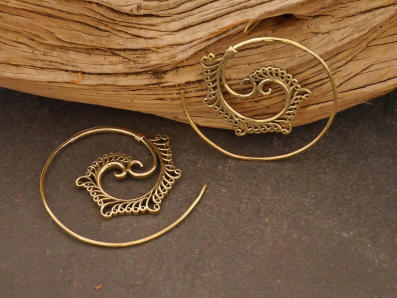 Earrings brass image 3