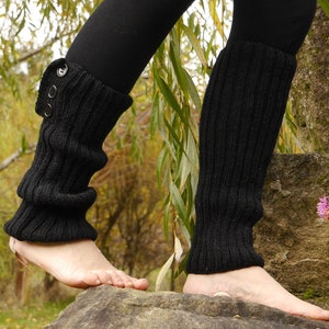 Fußstulpen aus Schurwolle, warme Beinstulpen Bild 5