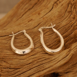 Hoop earrings, earrings, 925 silver