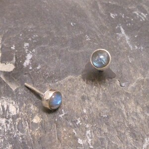 Labradorite earrings, 925 silver image 6