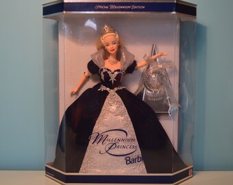 black millennium princess barbie
