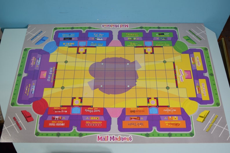 Mall Madness Board Game Rare Shopping Fun Complete Etsy