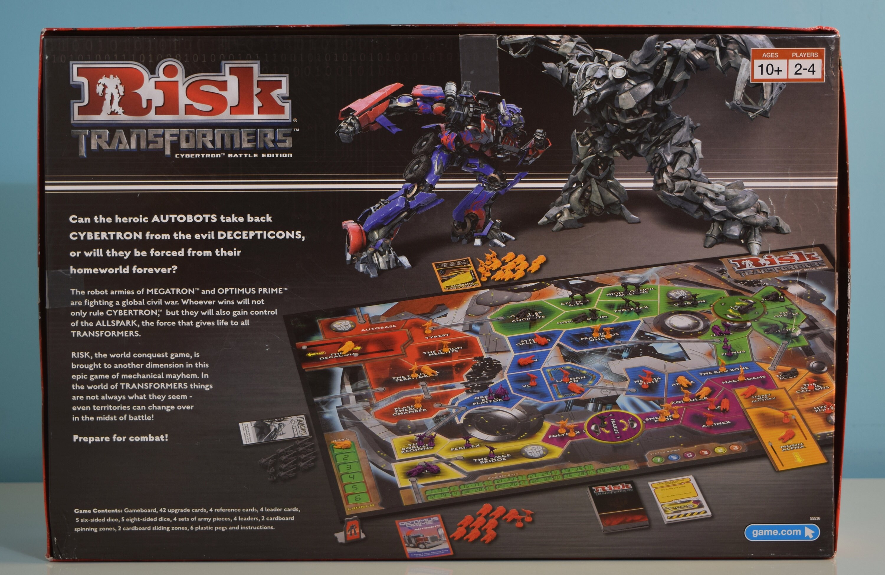 Risk Transformers Cybertron Battle Edition War Strategy Board Game