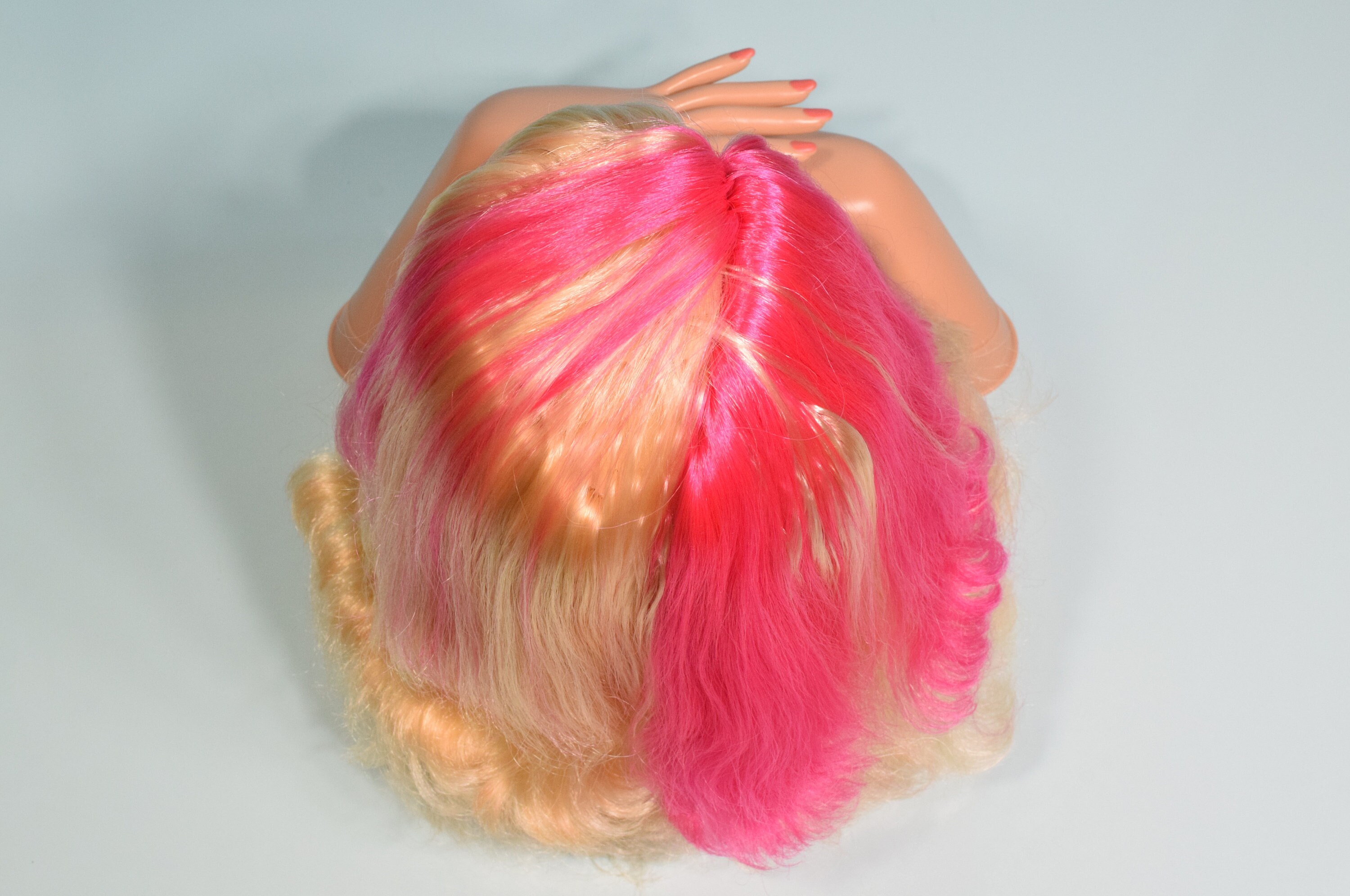 Barbie head and nails 2025