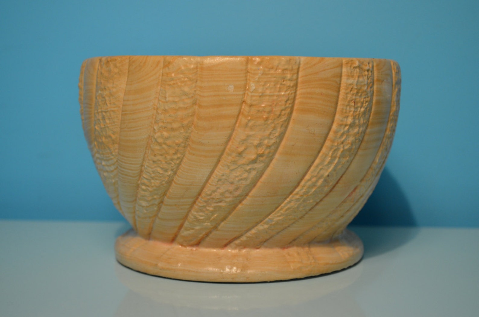 Comanche Pottery East Liz Bowl Rare Handmade Pottery Heavy Etsy