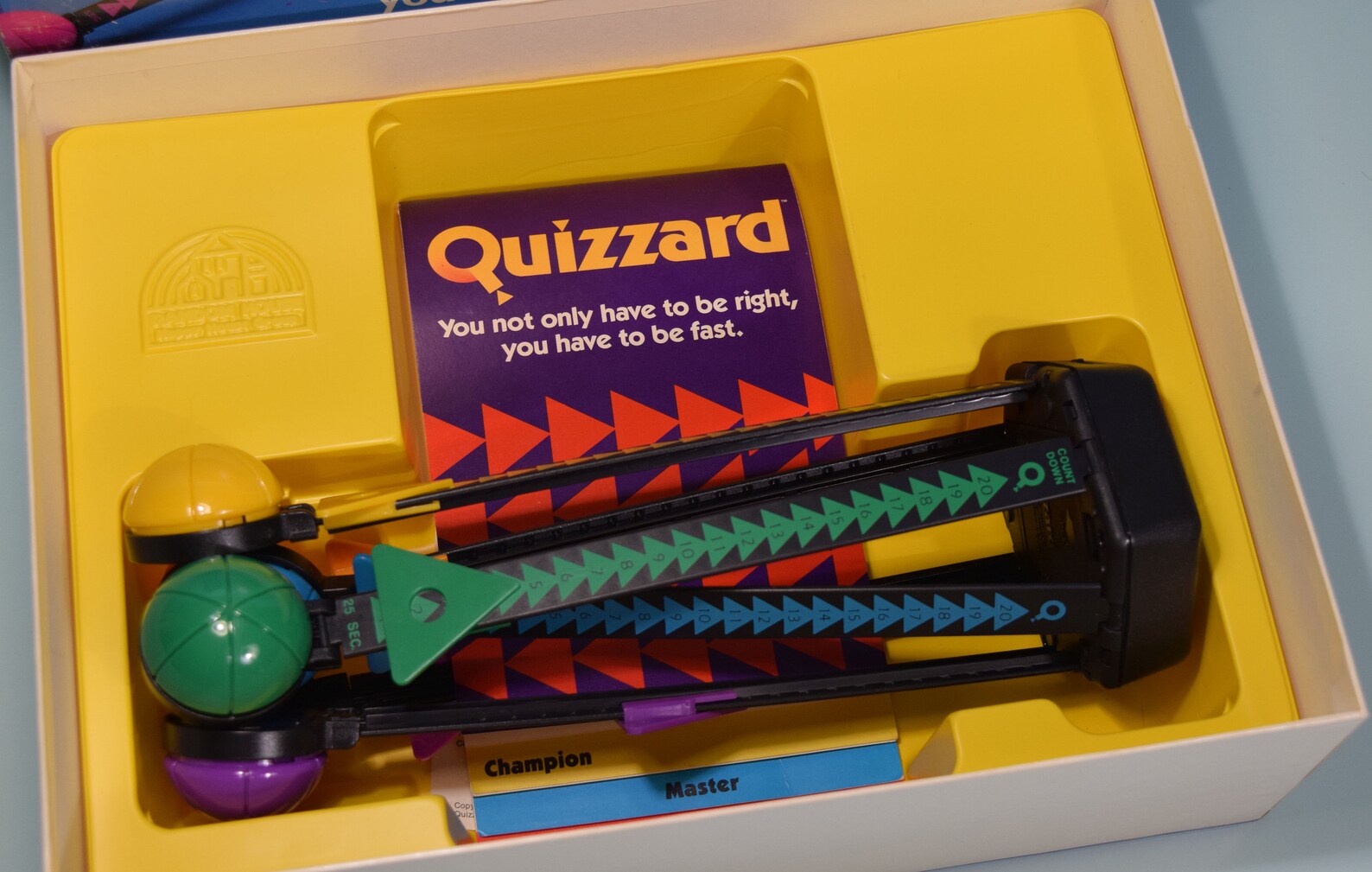 Quizzard Electronic Trivia Game 1988 Vintage Educational Etsy
