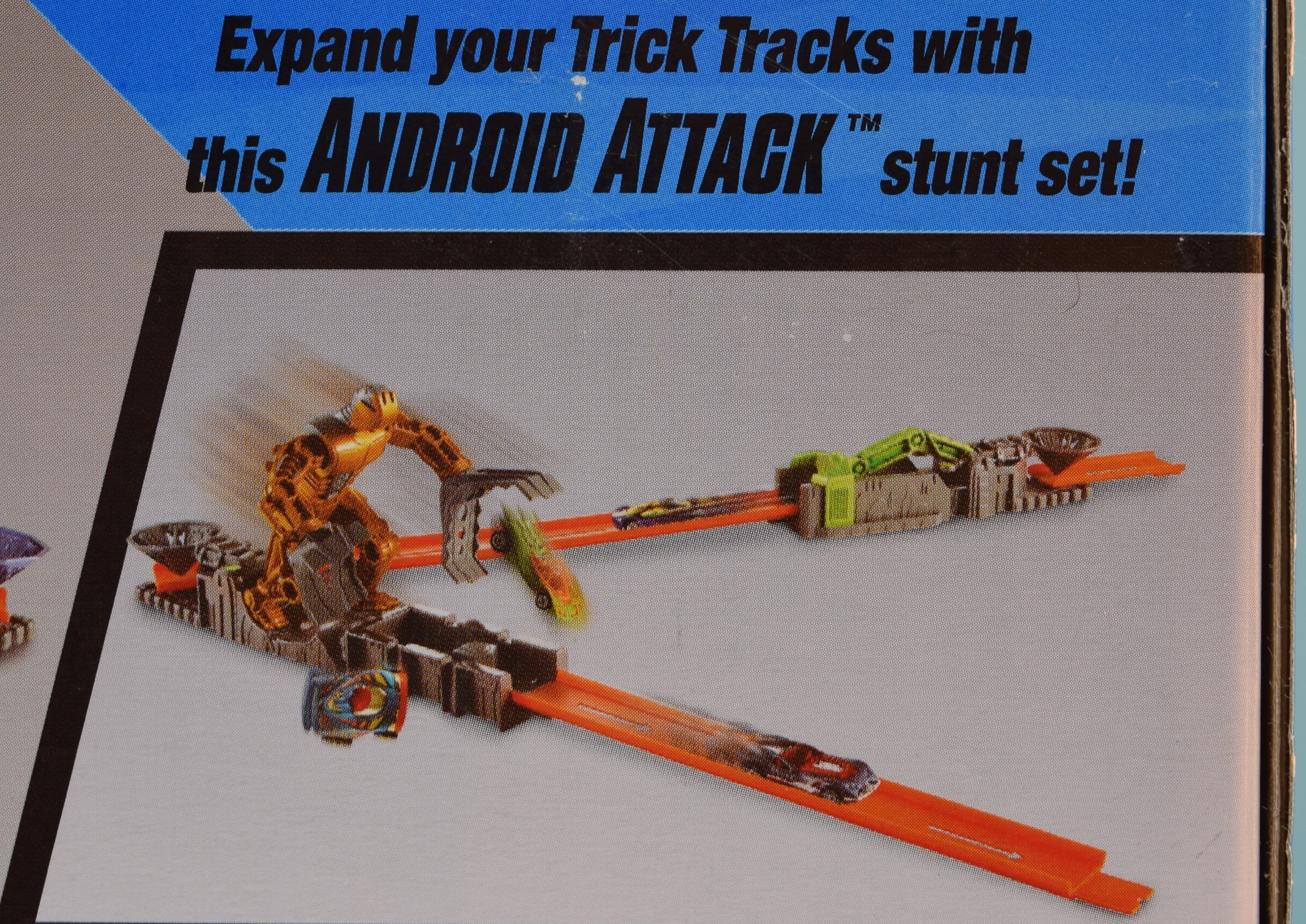 Hot Wheels (ホットウィール) Trick Tracks Android Attack Stunt Set ミニカー ミニチュア 模型  プレイ