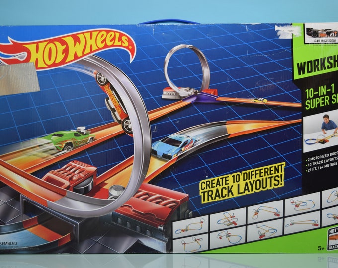 Rare Hot Wheels 10 in 1 Super Set Complete Etsy