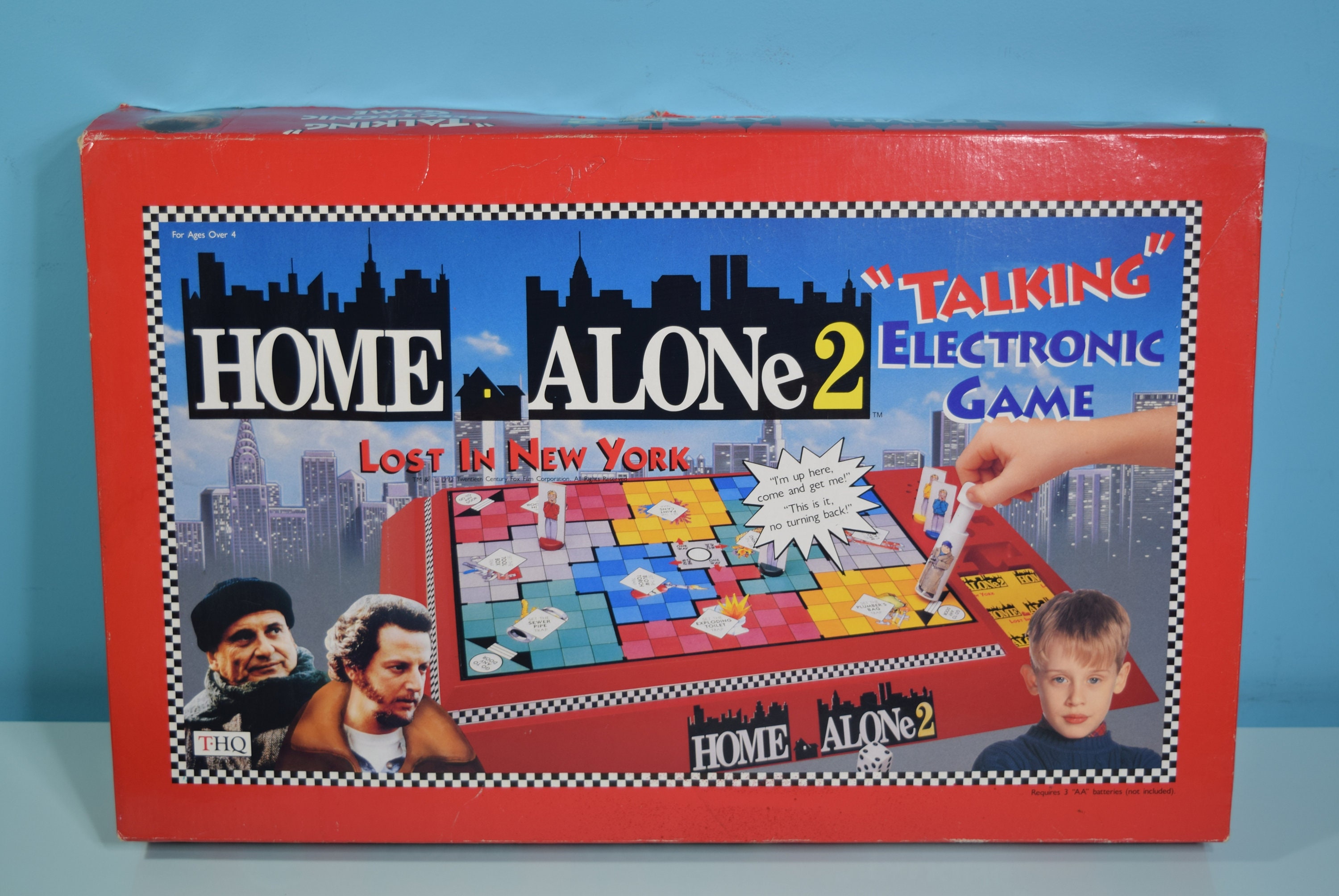 Rare Home Alone 2 Talking Electronic Board Game Etsy