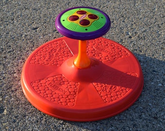 Vintage Playschool Sit N Spin Toy with Lights & Sound
