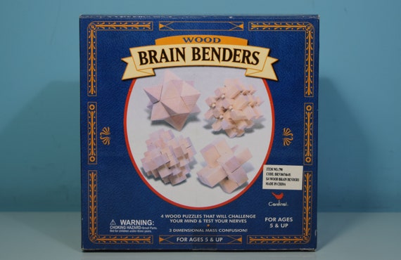 Brain benders wooden puzzles sale