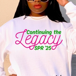 Personalized Legacy T-Shirt: Alpha Kappa Alpha Sorority, AKA