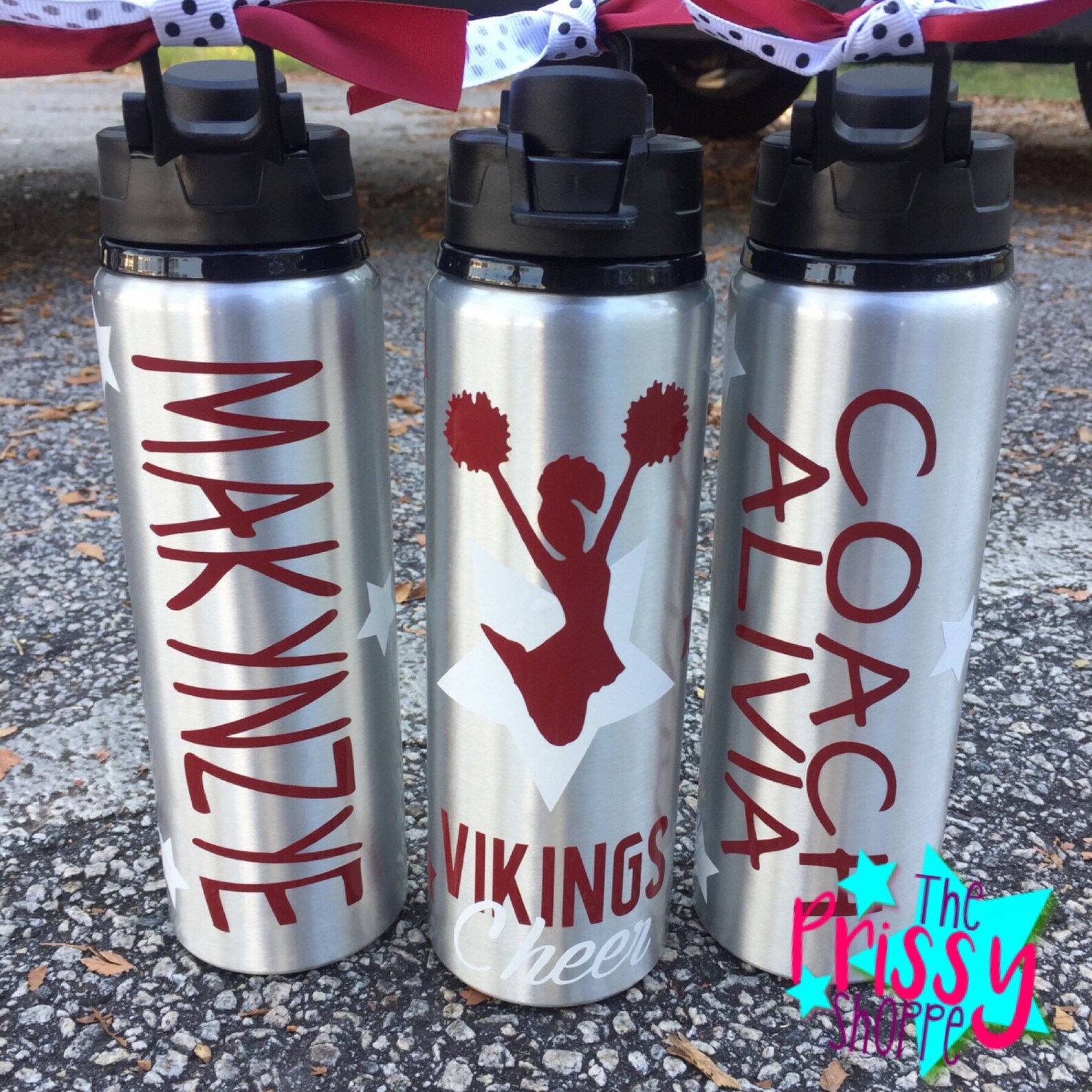 Personalized Cheer Bottles / Cheerleading Water Bottle/Cheer Etsy