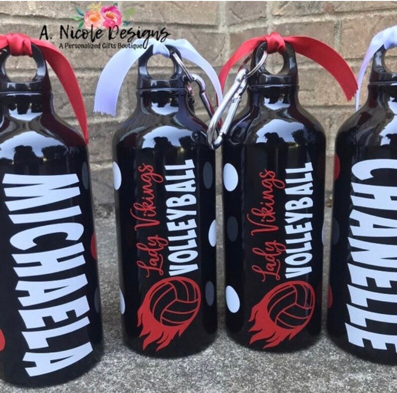Volleyball Team Bottles / Volleyball Water Bottle/volleyball Etsy