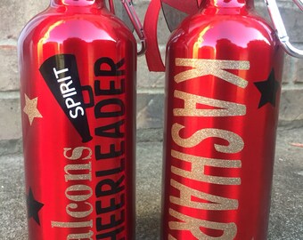 Cheer Water Bottles Personalized / Cheerleading Water Bottle/Cheer Gifts/Gifts for Cheerleaders/Personalized water bottles