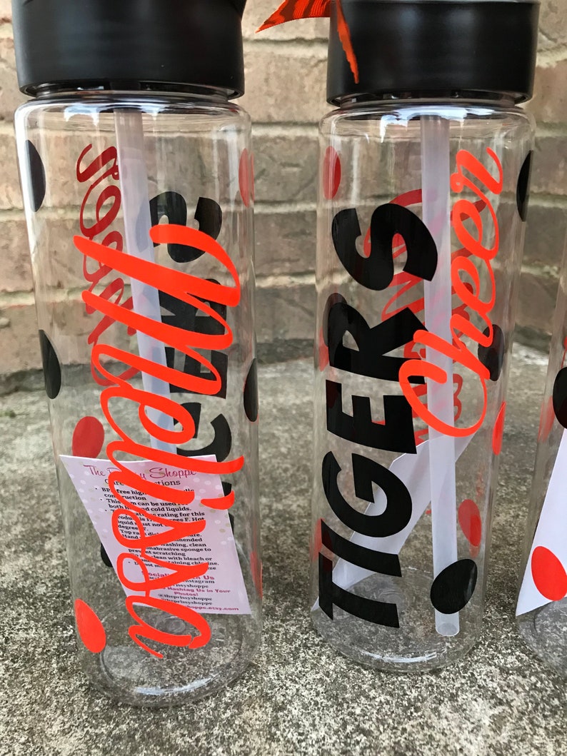 Cheer Team Bottles / Cheerleading Water Bottle/cheer Etsy