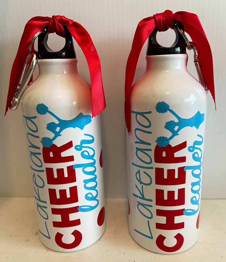 Cheer Team Bottles / Cheerleading Water Bottle/cheer Etsy