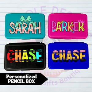Pencil Box w/ Name | Back to School