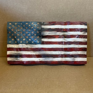 Wavy American Flag - Extra Small