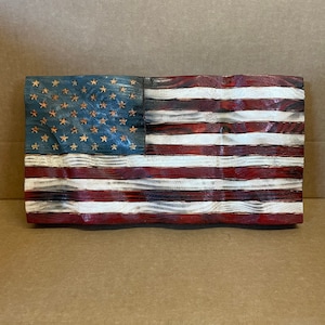 Small Wavy American Flag