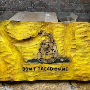 Don’t Tread on Me Flagge - Mittel / strukturiert / gewellt