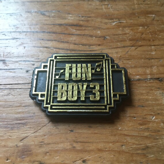 Fun boy Three Vintage Music Badge Memorabilia