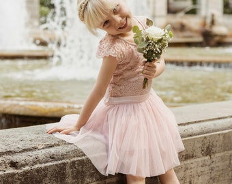 Constant Love Girl Tulle Skirt Short Pink