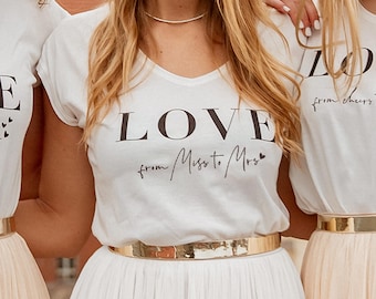 CONSTANT LOVE T-Shirt Bride « LOVE from Miss to Mrs »