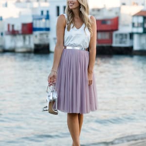 CONSTANT LOVE Tulle Skirt short Old Pink