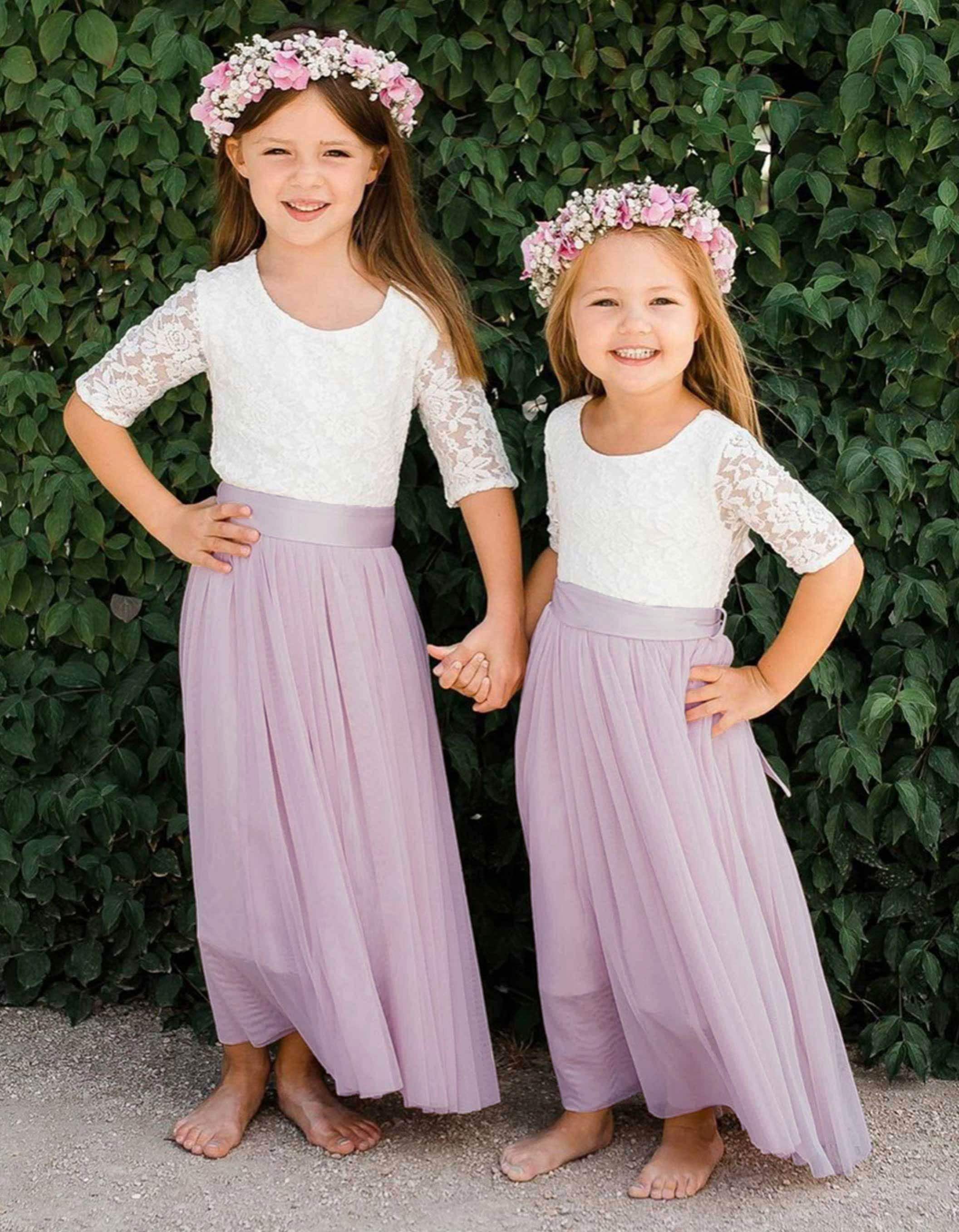 Constant Love girls' lace dress
